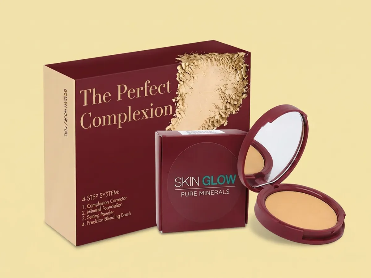 custom printed compact powder boxes