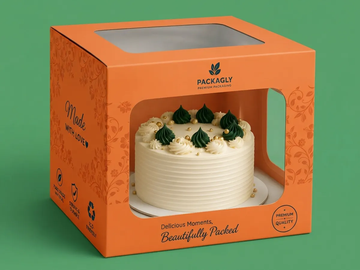 cake boxes with window