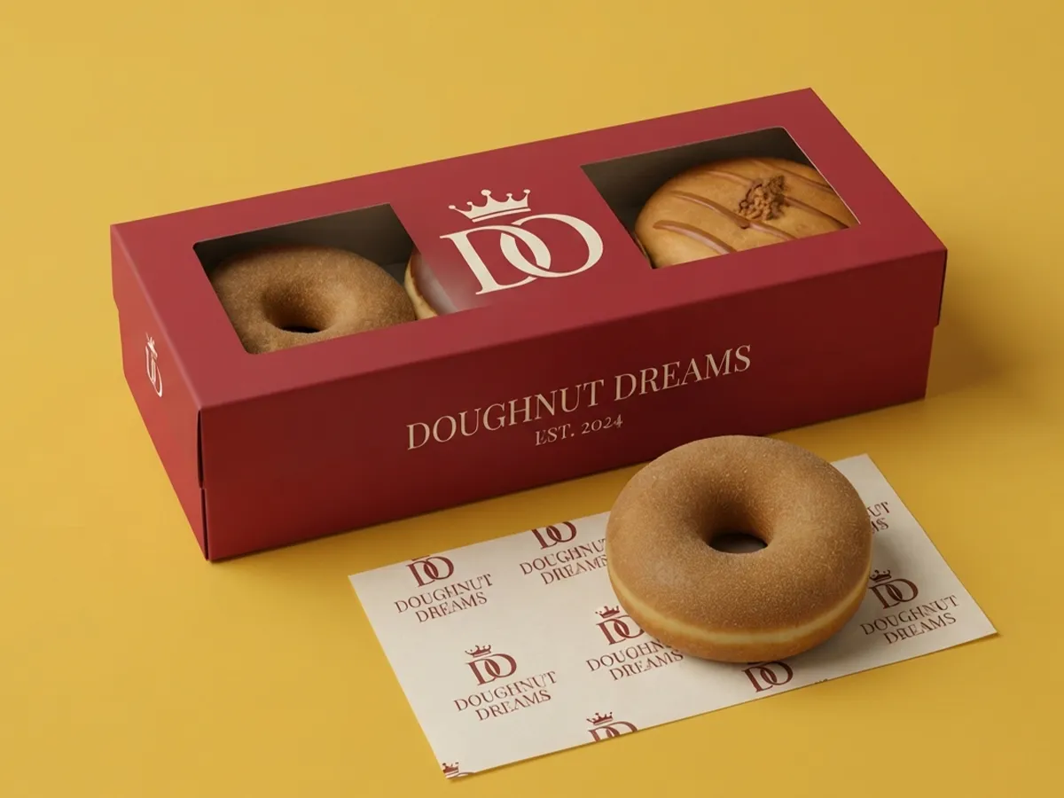donut boxes with window