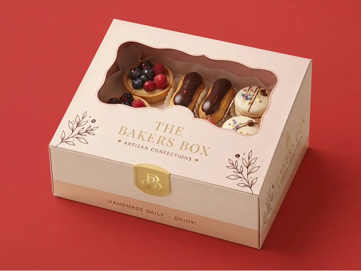 pastry boxes with window