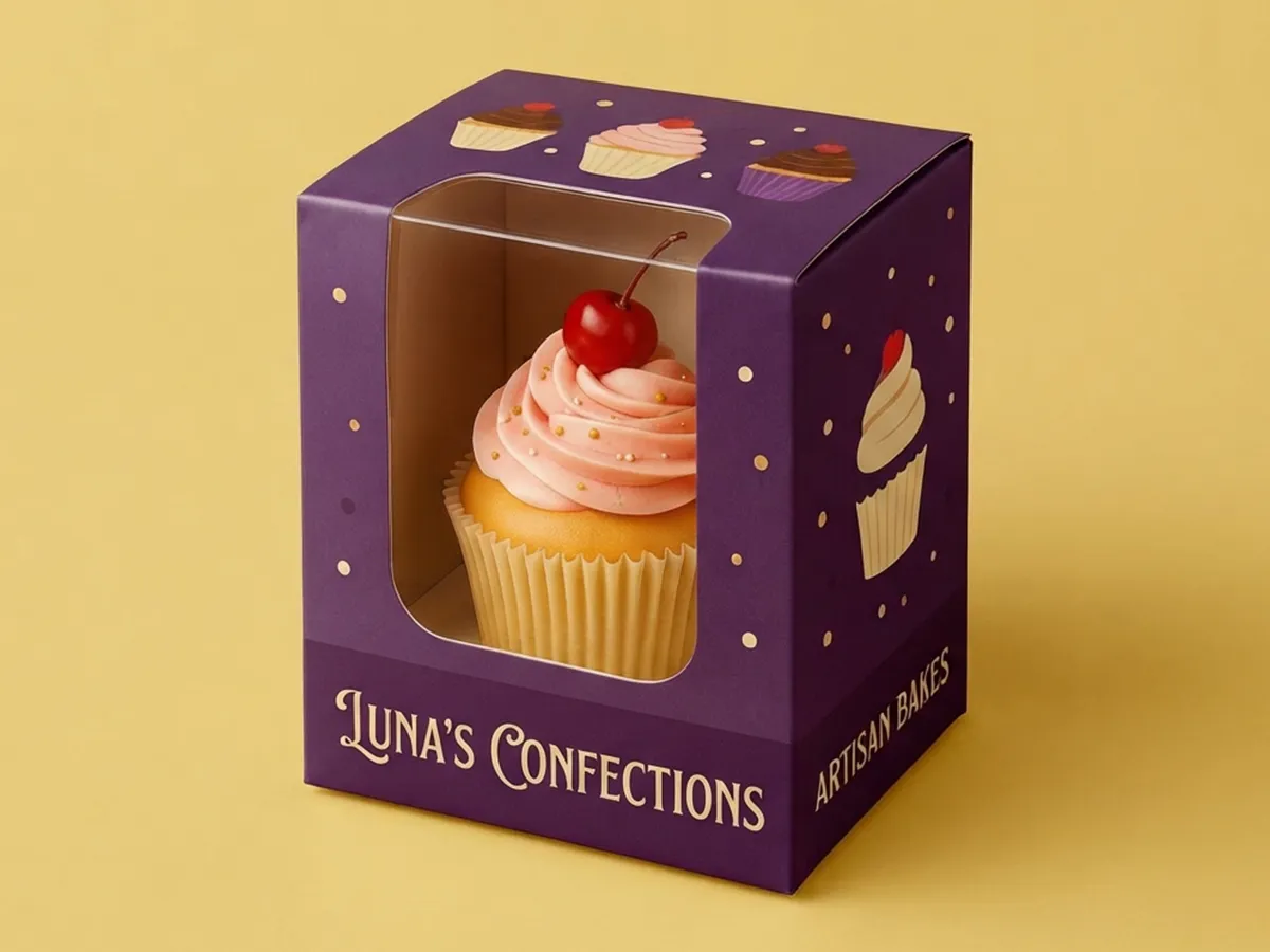 printed cupcake boxes