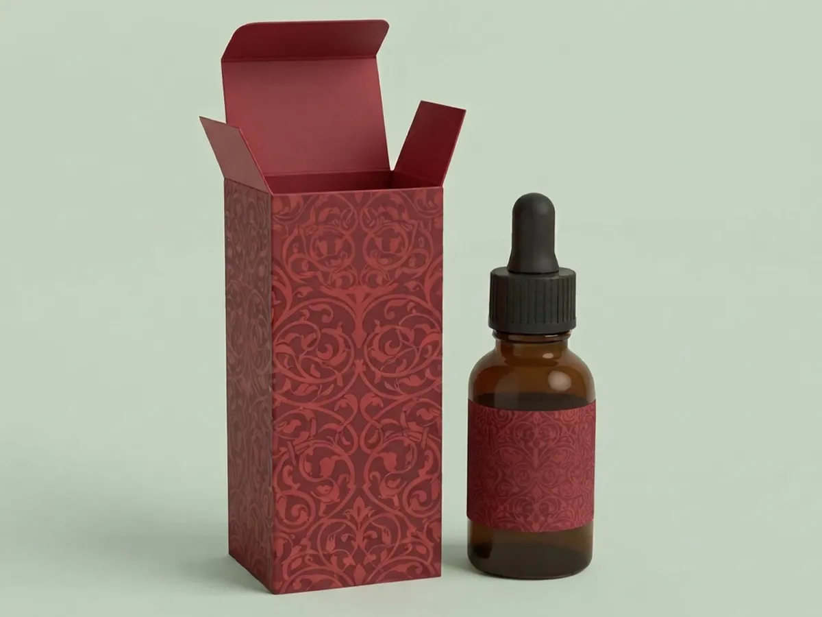custom printed 2 oz bottle boxes