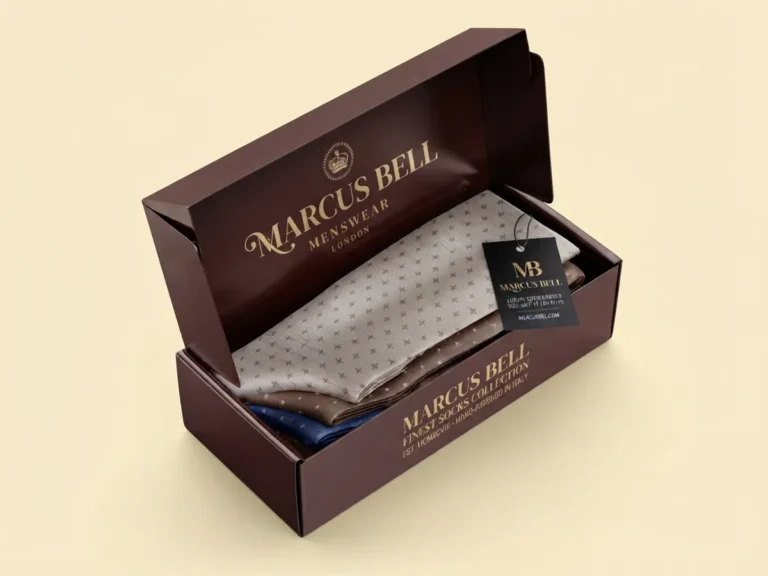 printed socks boxes