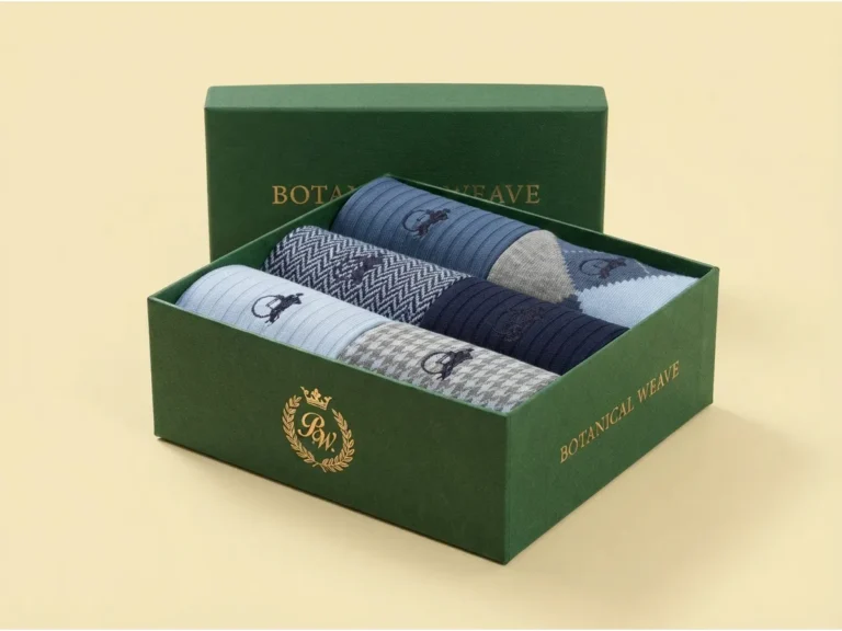 socks boxes with logo