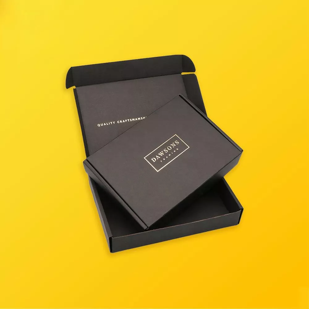 custom black mailer boxes