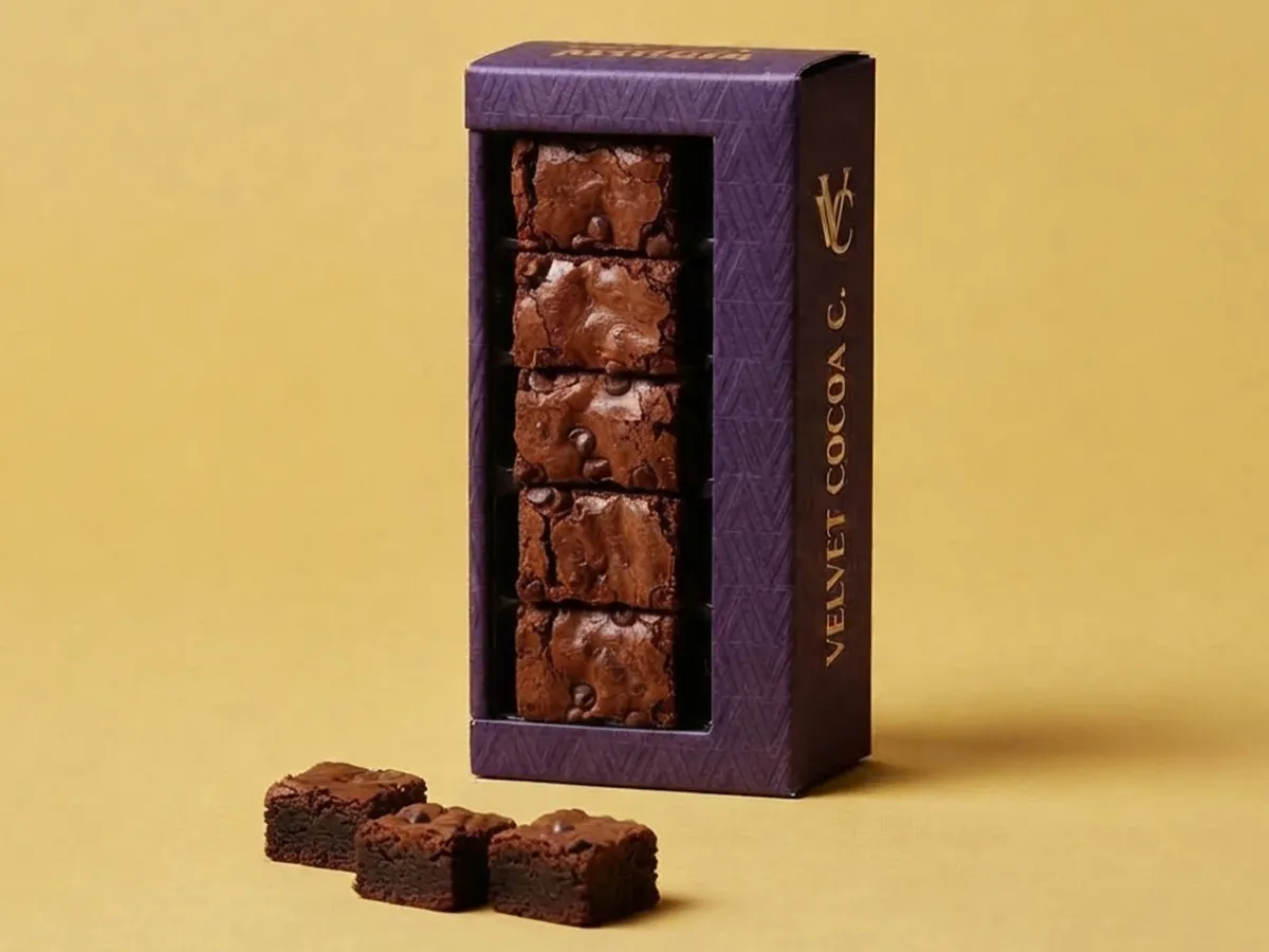 custom luxury brownie boxes