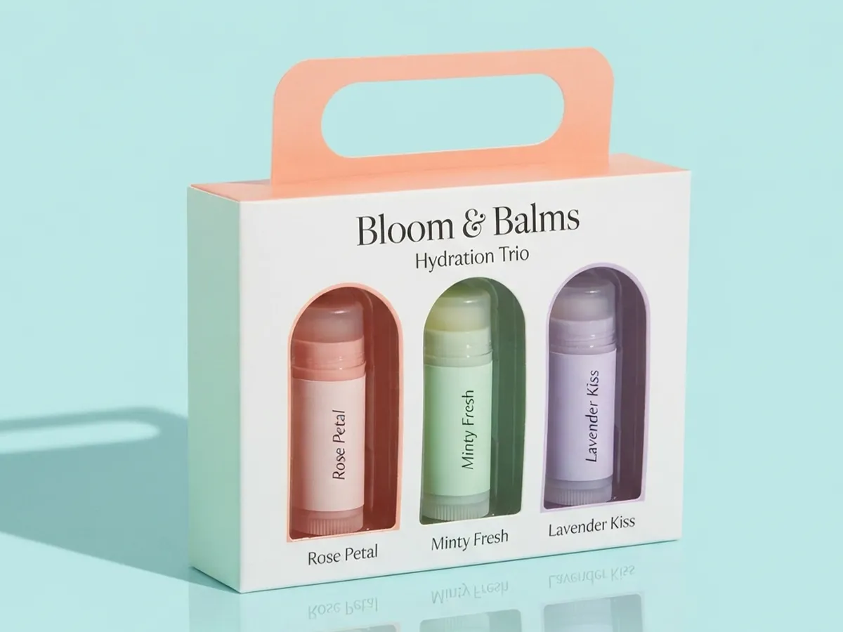 printed lip balm boxes