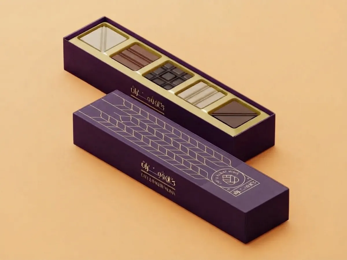 chocolate boxes with logo