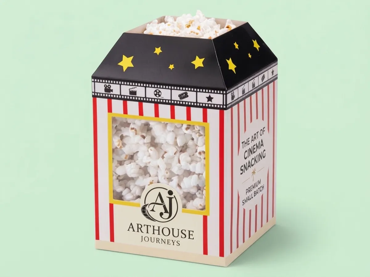 popcorn boxes with window