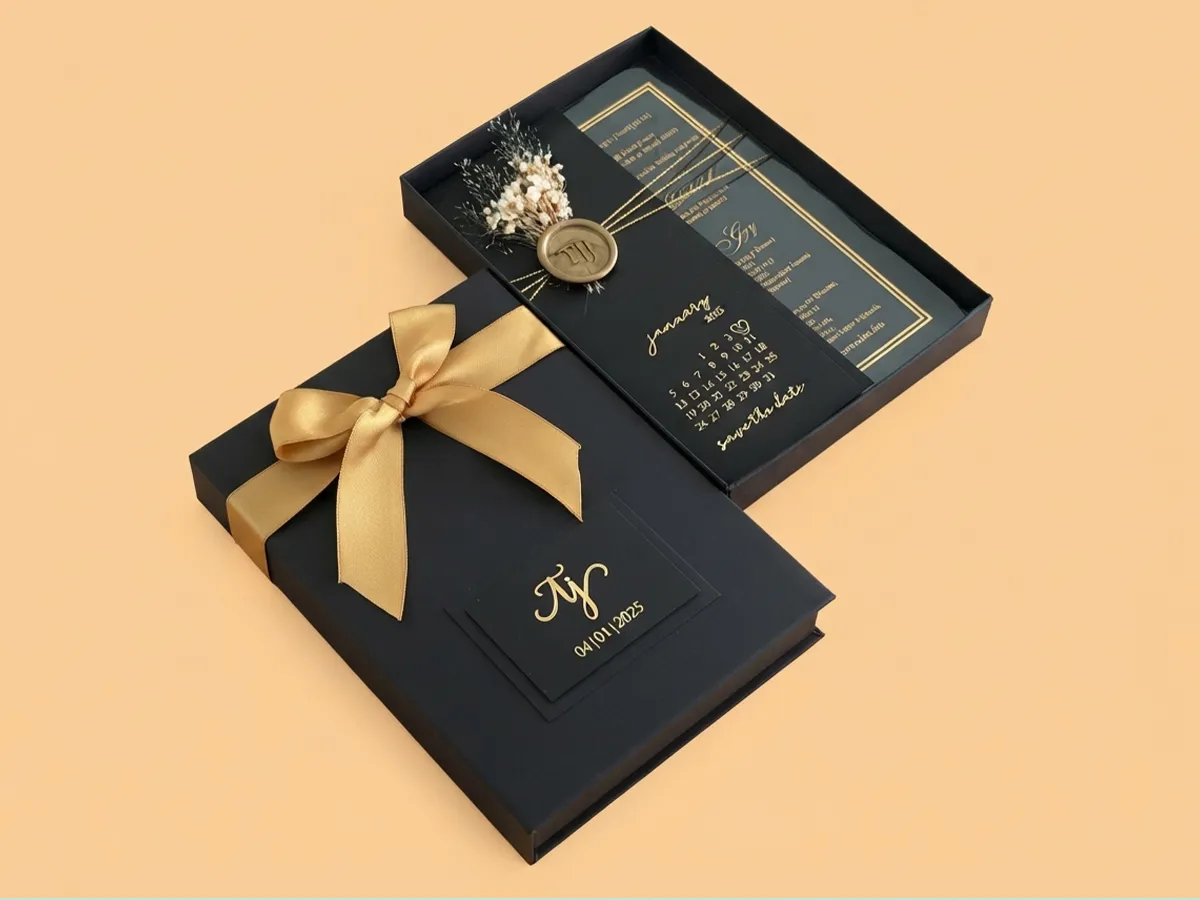 printed invitation boxes