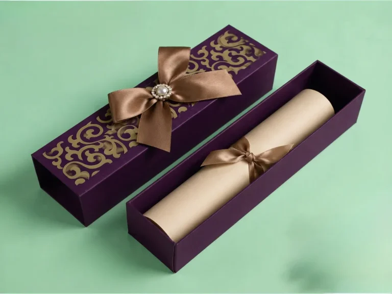 two piece invitation boxes