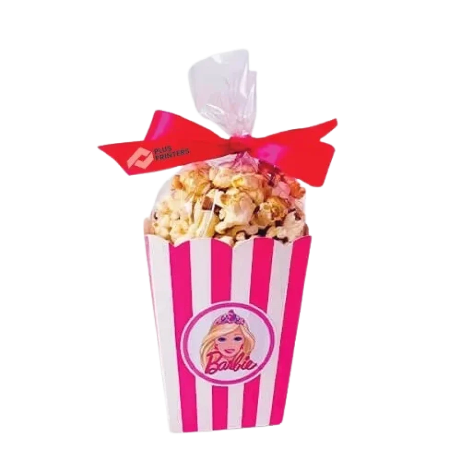 Custom barbie popcorn boxe