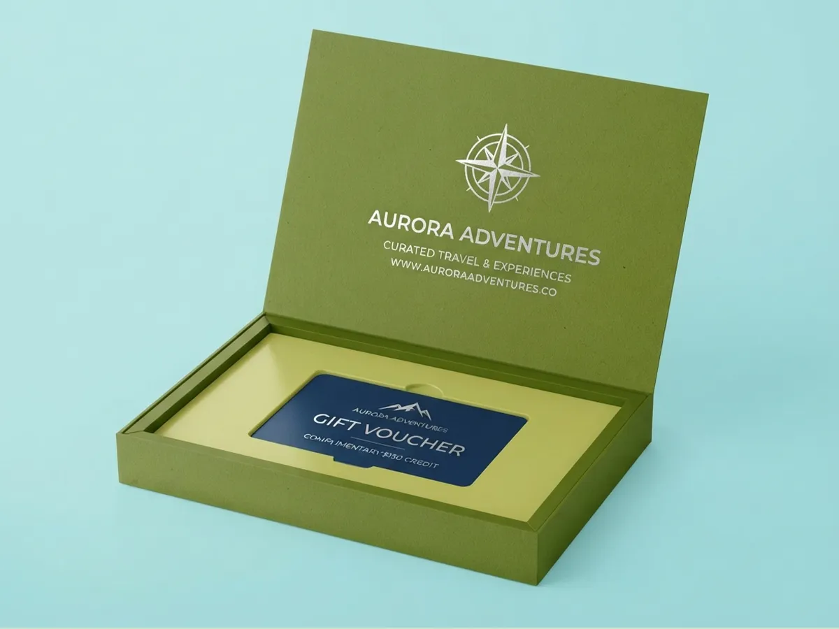gift card boxes with logo
