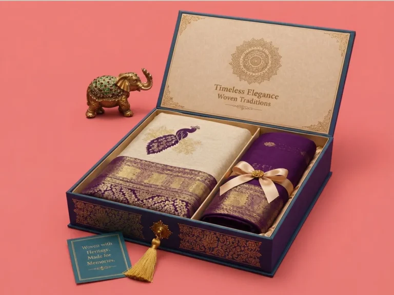 presentation boxes with logo