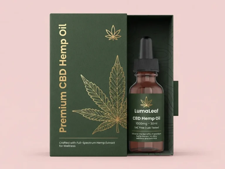 printed cbd hemp oil boxes