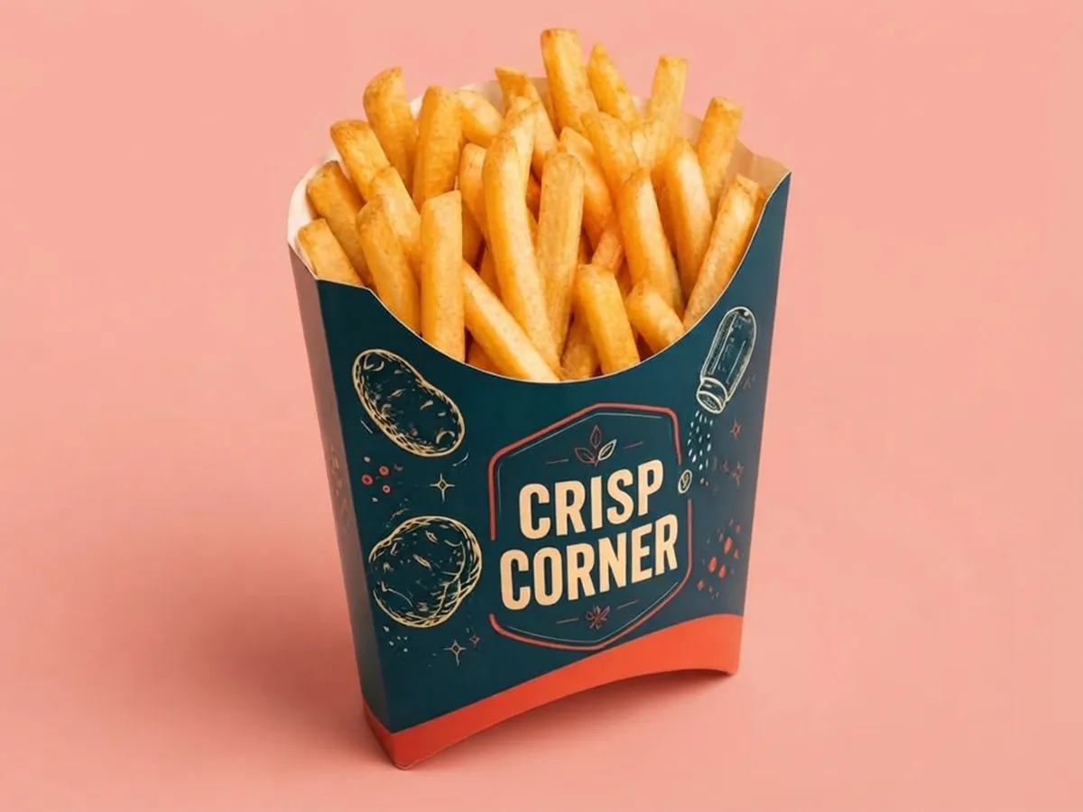 printed french fry boxes